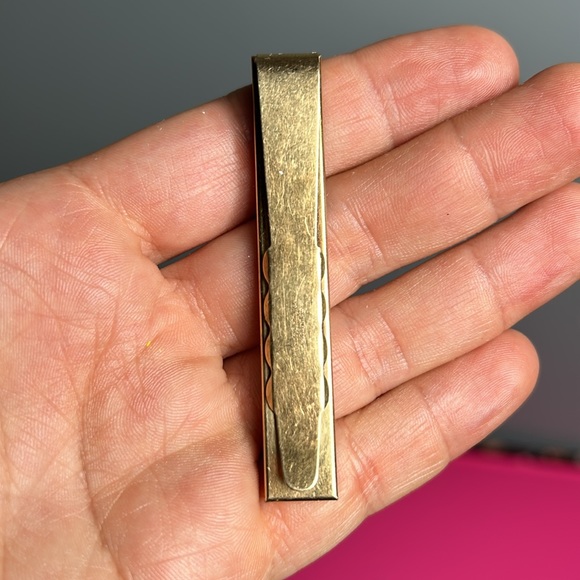 Kreisler quality vintage tie clip gold tone - Picture 2 of 7